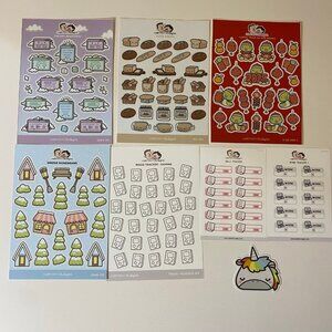 Hubman And Chubgirl Stickers Set Bread Trackers Year Of The Snake Winter